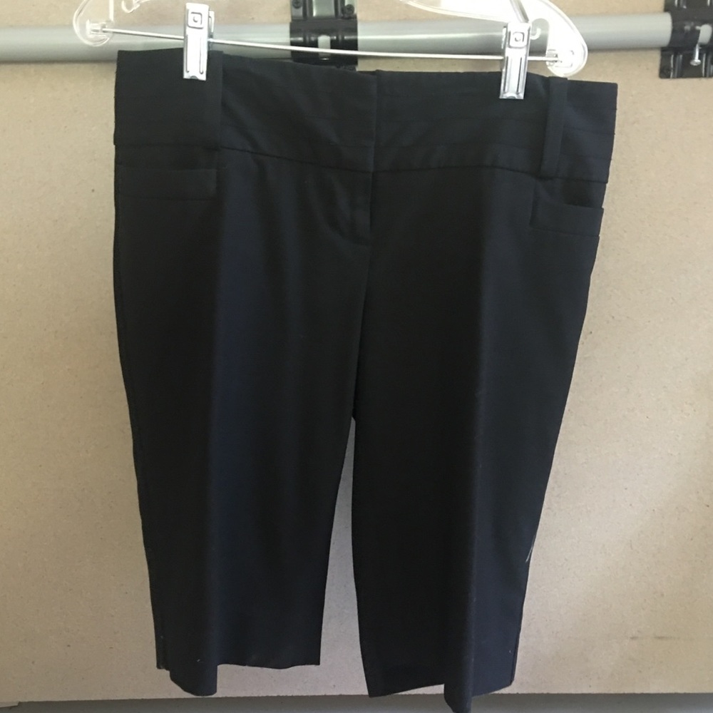 Black Bermuda shorts